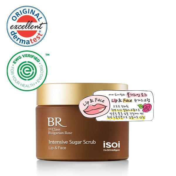 ISOI Bulgarian Rose Intensive Sugar Scrub Lip & Face 60g - Gaenari Cosmetics