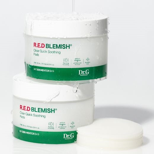 Dr.G Red Blemish Clear Quick Soothing Pads 70ea - Gaenari Cosmetics