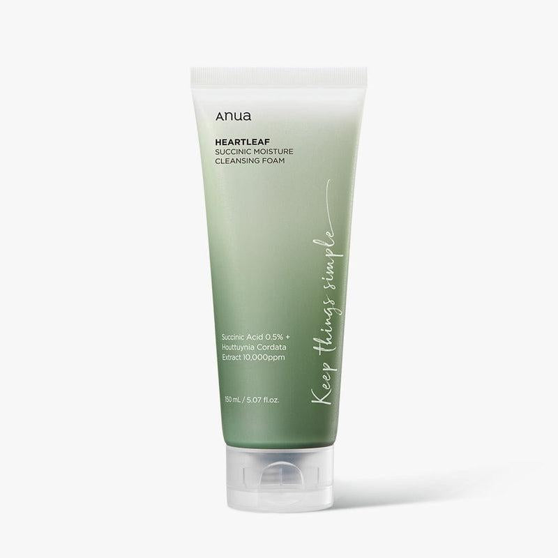 Anua Heartleaf Succinic Moisture Cleansing Foam 150ml - Gaenari Cosmetics