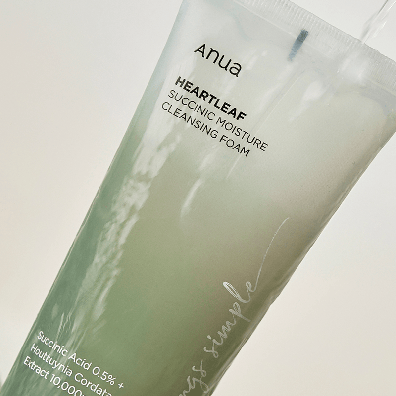 Anua Heartleaf Succinic Moisture Cleansing Foam 150ml - Gaenari Cosmetics