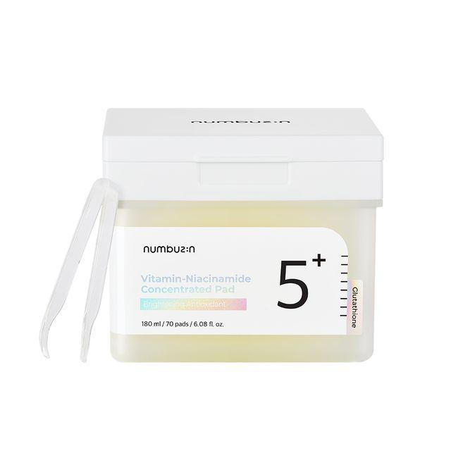 Numbuzin No.5 Vitamin-Niacinamide Concentrated Pad 70Pads 180ml - Gaenari Cosmetics