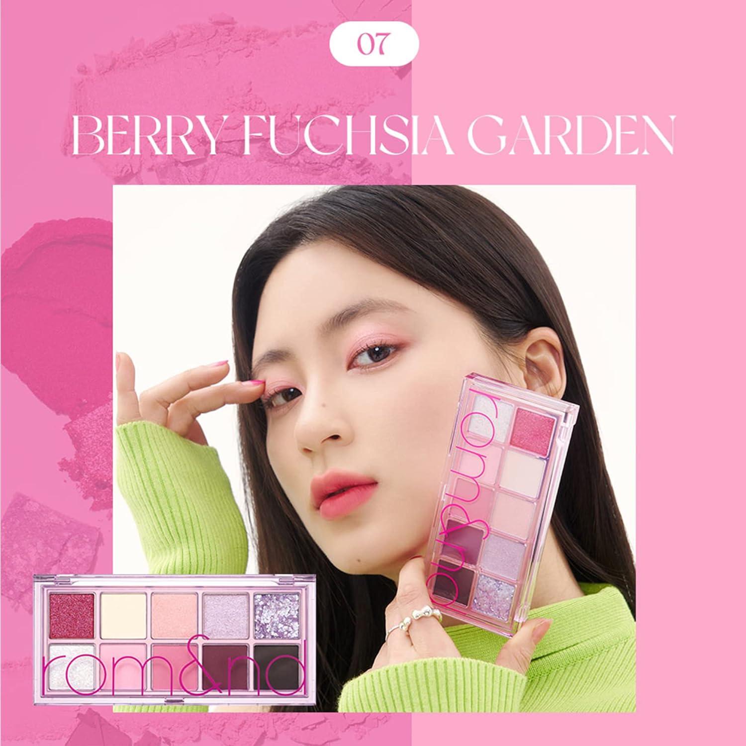 Rom&nd Better Than Palette Energetic Bright 6g - #07 Berry Fuchsia Garden - Gaenari Cosmetics