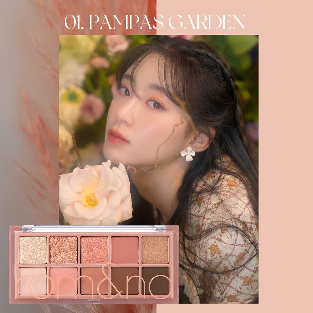 Rom&nd Better Than Palette The Secret Garden 6g - #01 Pampas Garden - Gaenari Cosmetics