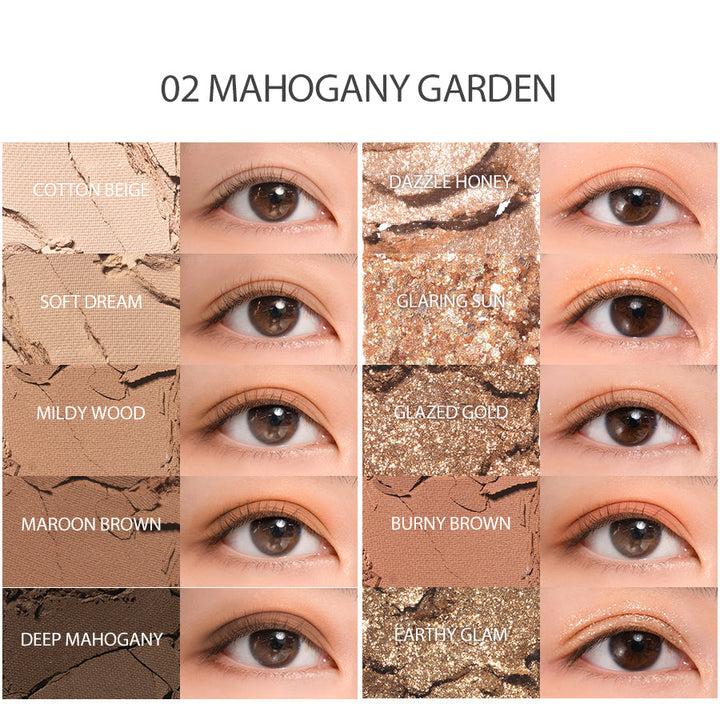 Rom&nd Better Than Palette The Secret Garden 6g - #02 Mahogany Garden - Gaenari Cosmetics