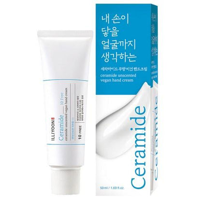 Illiyoon Ceramide Unscented Vegan Handcream 50ml - Gaenari Cosmetics